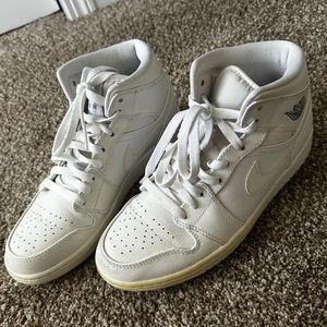 Nike Air Jordan 1s all white